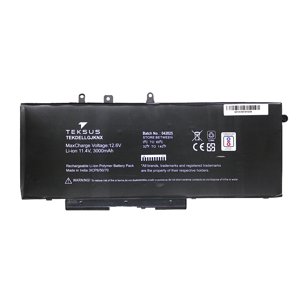 Teksus Laptop Battery Compatible For Dell Latitude 5480 | 5580 | GJKNX view 2